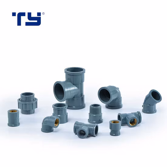 Raccordo per tubi saldato in plastica NBR5648 in PVC (CPVC/PPR/PP/PPH) con OEM