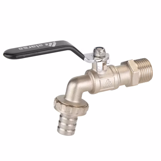 Rubinetti di arresto Tubo da giardino Rubinetto a sfera in ottone forgiato Cw617n