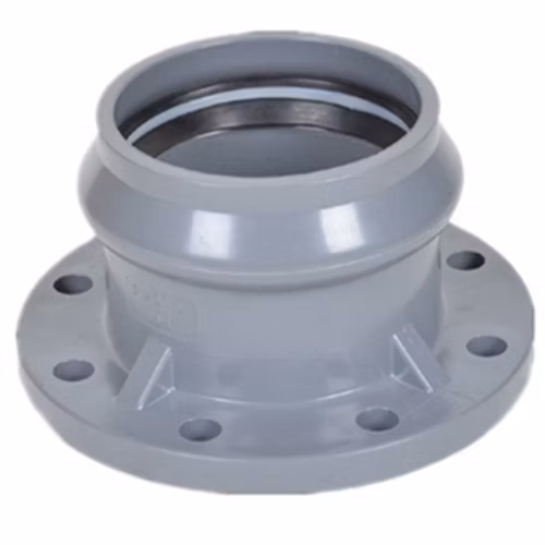 Raccordo per tubi in plastica premium Raccordi per tubi a pressione UPVC per l'approvvigionamento idrico Standard DIN 1.0MPa con giunto ad anello in gomma